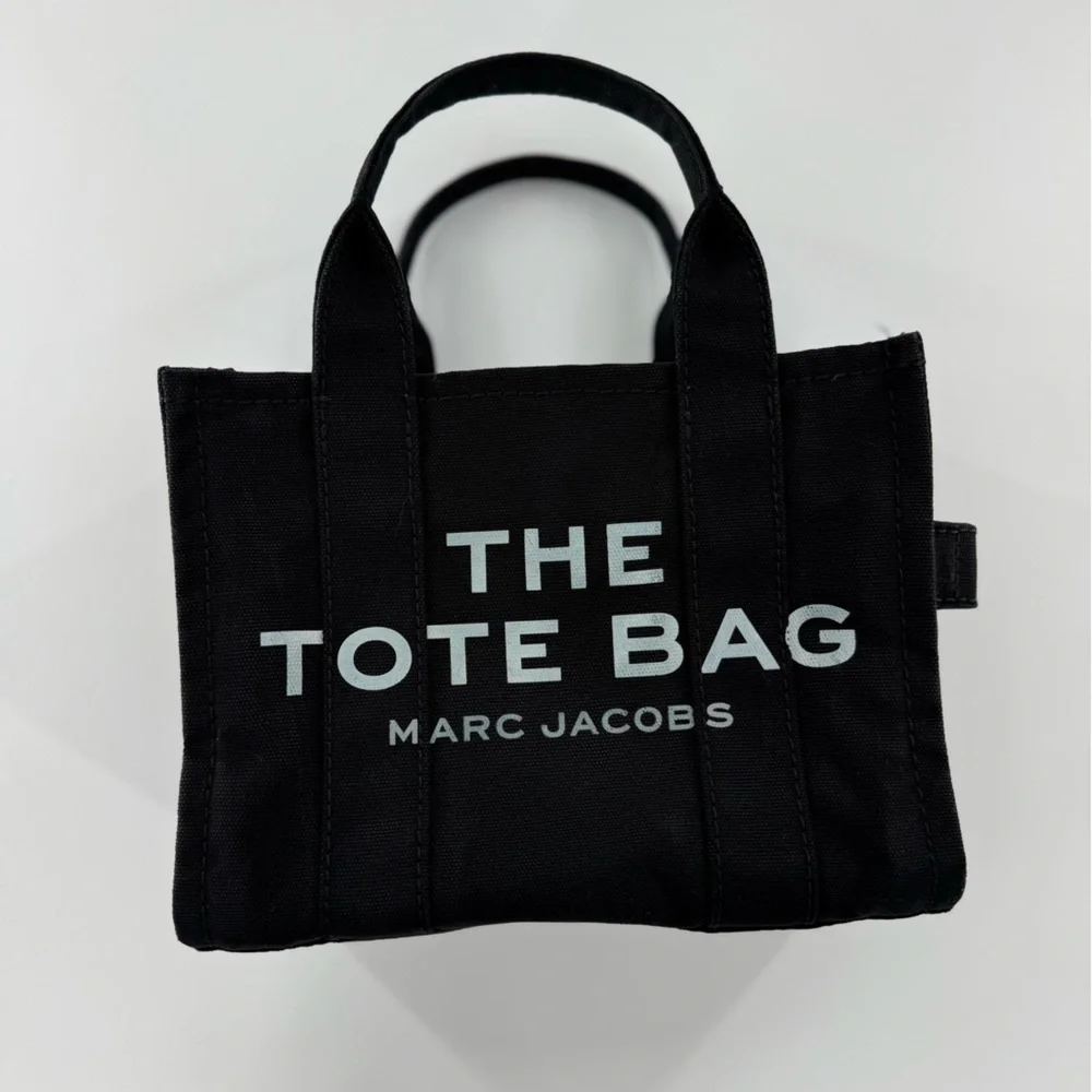 Marc Jacobs The Tote Bag Black Canvas Small/Mini Crossbody